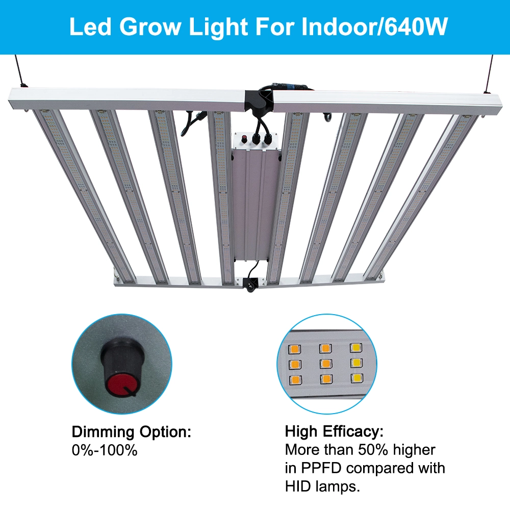 Growing Timer Indoor Garden Hydroponics Folding Full Spectrum Growth LED Plant Light